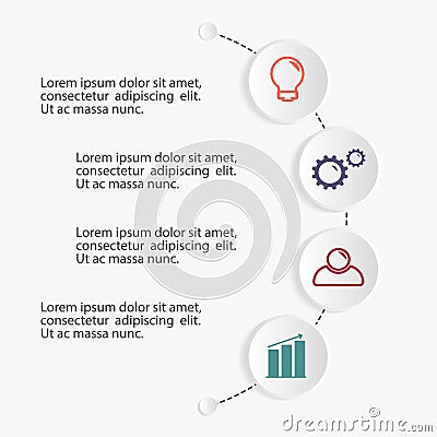 Business infographic template. Vector Illustration