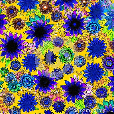 693 Abstract Ink Patterns: A vibrant and dynamic background featuring abstract ink patterns in bold and energetic colors that cr Stock Photo