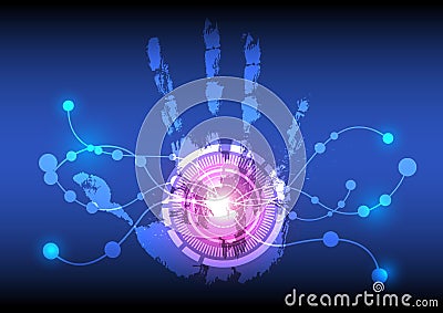 Abstract innovation technology Vector Illustration