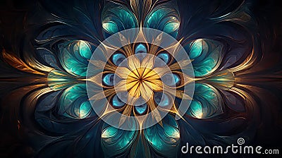 abstract, insanely beautiful meditation image, mystical patterns, magical colors, intricate textures , generated by AI Stock Photo