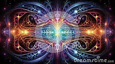 abstract, insanely beautiful meditation image, mystical patterns, magical colors, intricate textures , generated by AI Stock Photo