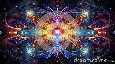 abstract, insanely beautiful meditation image, mystical patterns, magical colors, intricate textures , generated by AI Stock Photo