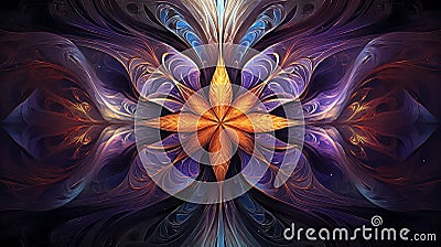 abstract, insanely beautiful meditation image, mystical patterns, magical colors, intricate textures , generated by AI Stock Photo