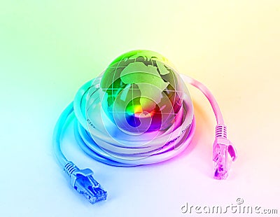 Abstract internet background Stock Photo