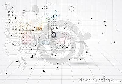 Abstract internet computer technology business solution Stock Photo