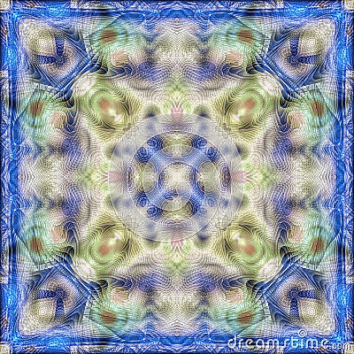 Abstract kaleidoscopic seamless colorful pattern background texture Stock Photo