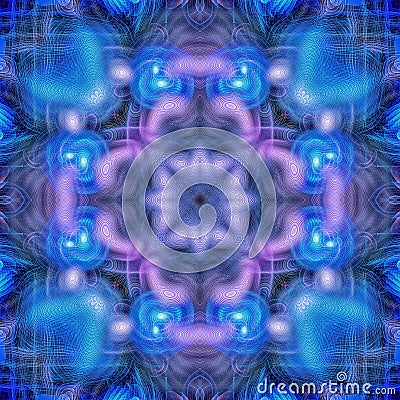 Abstract kaleidoscopic seamless colorful pattern background texture Stock Photo