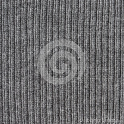 Abstract knitted grey thread fabric texture Stock Photo
