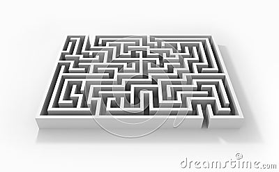 Abstract labyrinth Stock Photo