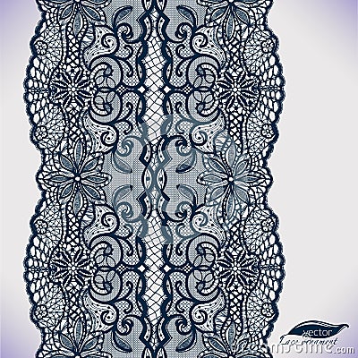 Abstract lace ornament Vector Illustration