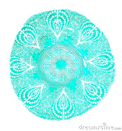 Abstract lacy watercolor texture. Stock Photo