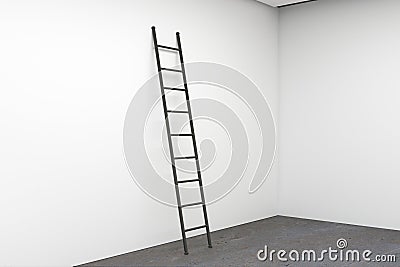 Abstract ladder in interior Stock Photo