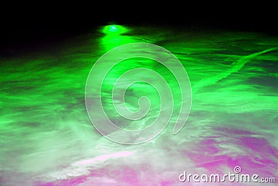 Abstract laser light show Stock Photo