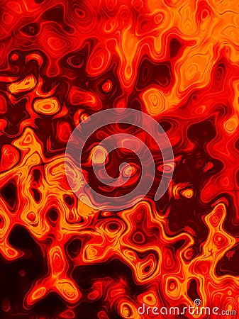 Abstract Lava Magma Texture Background Fire Pattern Stock Photo