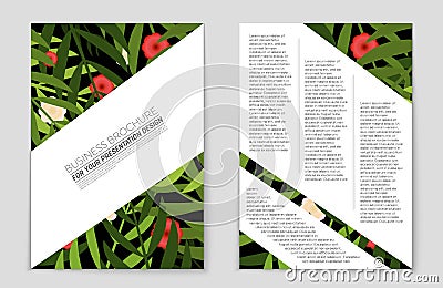 Abstract layout background set. For art template design, list, front page, mockup brochure theme style, banner, idea, cover Stock Photo