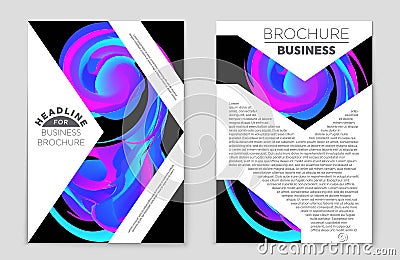 Abstract layout background set. For art template design, list, front page, mockup brochure theme style, banner, idea, cover Stock Photo