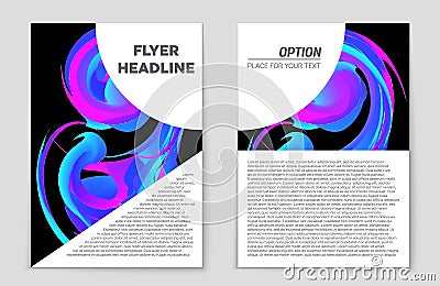 Abstract layout background set. For art template design, list, front page, mockup brochure theme style, banner, idea, cover Stock Photo