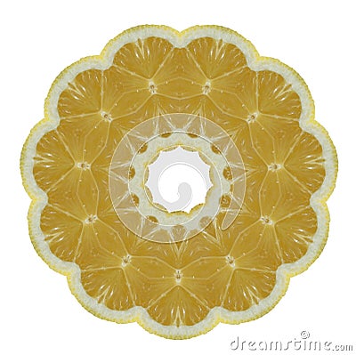 Abstract lemon fruit background Stock Photo