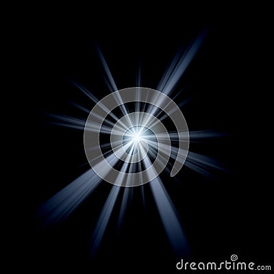 Abstract Lens Flare Stock Photo