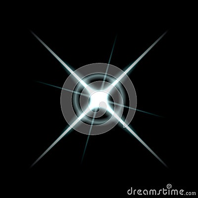 Abstract Lens Flare Stock Photo