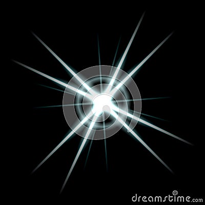 Abstract Lens Flare Stock Photo