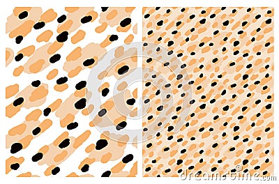 Abstract Leopard Skin Vector Print for Fabric, Textile, Wrapping Paper. Vector Illustration