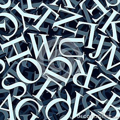 Abstract letters Stock Photo