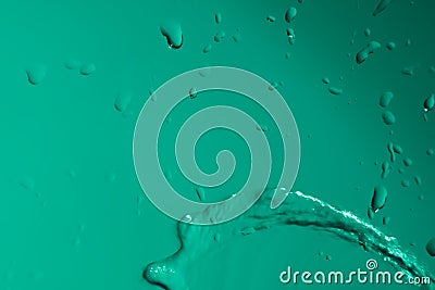 Abstract light aqua background with drops Stock Photo