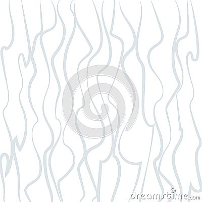 Abstract light background Curved vertical wavy lines on a white background Futuristic pattern wallpaper Element of design Vector Illustration