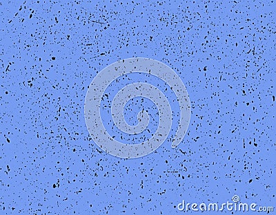 Abstract light blue Background with many little irregular black dots. Stock Photo