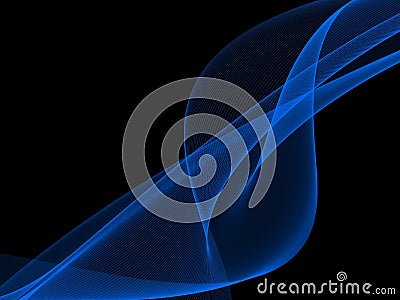 Abstract Light blue wave Stock Photo