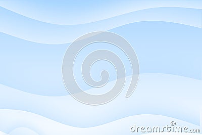 Abstract light blue wavy soothing background Stock Photo