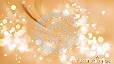 Abstract Light Brown Blur Lights Background Design Stock Photo