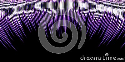 Abstract light curve Dynamic flowing waves of lines patternless 3D illustration Cartoon Illustration