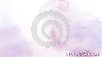 Abstract light pink mixed purple stain watercolor for background Vector Illustration
