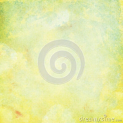 Abstract light yellow watercolor background, painted on watercolor paper Stock Photo