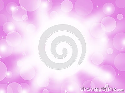 Abstract lighting and bokeh white color on pastel color background style Stock Photo