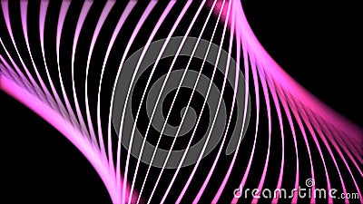 Abstract Lighting moving color line. Animation. Technology network digital data transfer concept design, glowing on Stock Photo