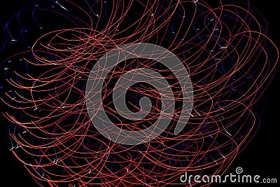 Abstract Lightpainting Stock Photo