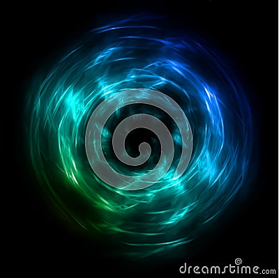 Abstract lights lines twist background. Vector Vector Illustration
