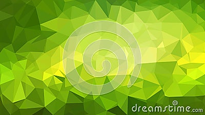 Abstract Lime Green Polygon Background Design Stock Photo