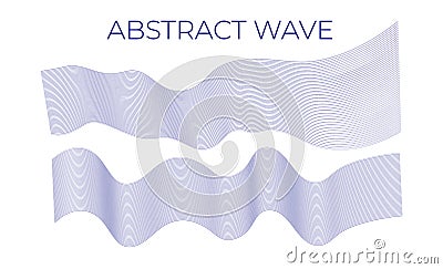 Abstract line background with waves Vector abstract element wave for design Elegant modern Vector Illustration