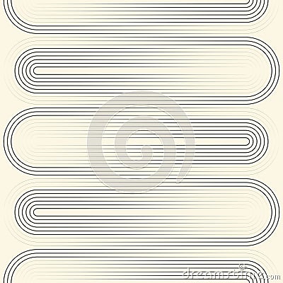 Abstract Linear Texture. Seamless Disco Wallpaper Vector Illustration