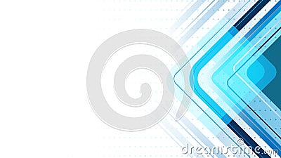Abstract lines background with polygon and curved lines. Modern, blue and white Vector Illustration