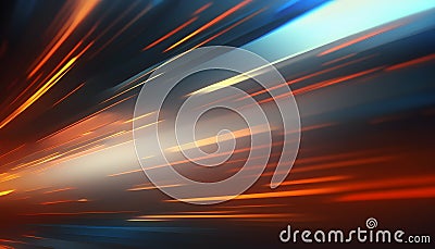 Abstract lines composition. Multicolored and soft field depth. Stock Photo