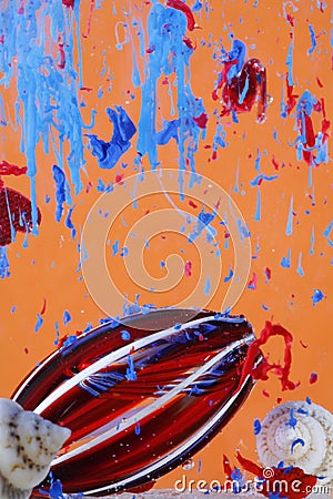 Abstract liquid art Stock Photo