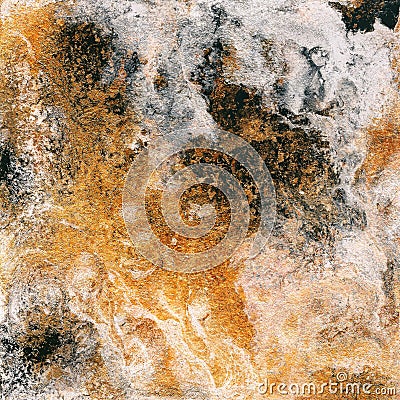 Abstract liquid gold background. Pattern with abstract golden and black waves. Marble. Handmade surface. Liquid paint Stock Photo