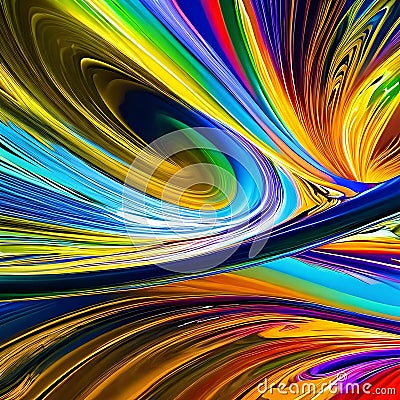 1424 Abstract Liquid Motion: A dynamic and mesmerizing background featuring abstract liquid motion in vibrant and fluid forms, c Stock Photo