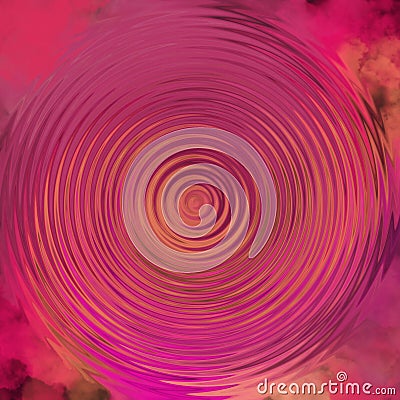 Abstract liquid Oil painting effects on pastel background. Spiral pastel Artwork. Stock Photo