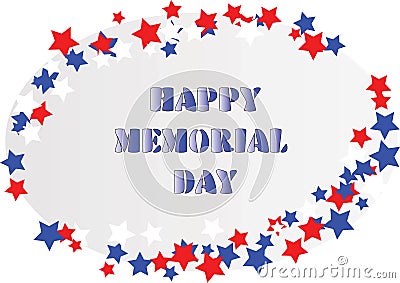 Happy Memorial Day Stock Photo